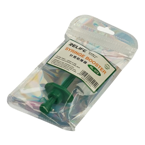 Толкатель пластиковый Relife RL-072, для шприца с флюсом, в комплекте с двумя насадками G14А фото 2