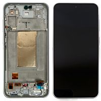 Дисплей Samsung Galaxy A36 5G A366 з тачскріном (оригінал 100% з сріблястою рамкою)