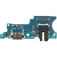 Шлейф Samsung Galaxy A07 4G A075B з роз'ємом зарядки, навушників та мікрофоном - нижня плата (AAA)