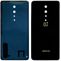 Задня кришка OnePlus 8 (чорна оригінал Китай зі склом камери)