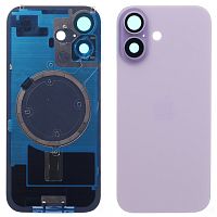 Задня кришка Apple iPhone 17 (фіолетова оригінал Китай з рамкою, склом камер та магнітом)