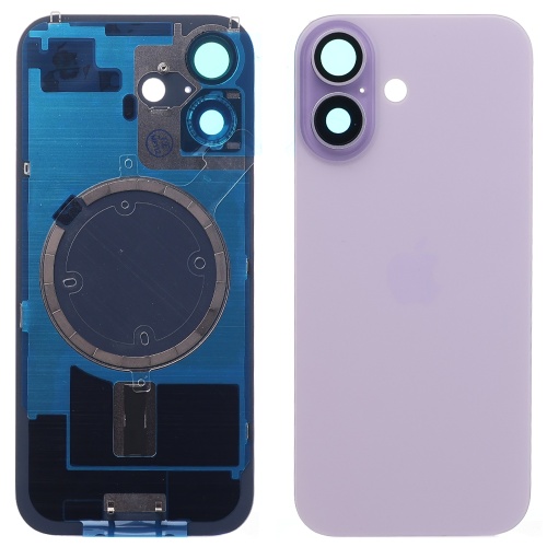 Задня кришка Apple iPhone 17 (фіолетова оригінал Китай з рамкою, склом камер та магнітом)