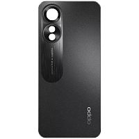 Задняя крышка Oppo A78 4G CPH2565 (черная со стеклом камеры)