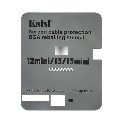 Трафарет BGA Kaisi для мікросхеми дисплея iPhone 12 Mini/ 13 Mini/ 13 Трафарет BGA Kaisi для мікросхеми дисплея iPhone 12 Mini/ 13 Mini/ 13