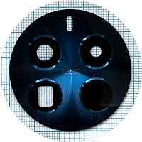 Скло камери Realme 12 Pro+ Plus RMX3840 (синє)