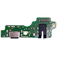 Шлейф Tecno Spark 30 KL6 з роз'ємами зарядки, навушників та мікрофоном - нижня плата (AAA)