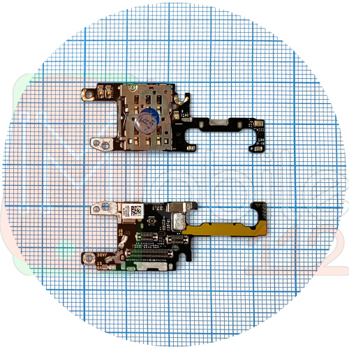 Шлейф Huawei P50 Pro с разъемом Sim-карты и микрофоном - плата (оригинал Китай)
