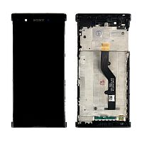 Дисплей Sony Xperia XA1 Plus G3416 G3412 G3426 G3421 G3423 + тачскрин (черный оригинал Китай с рамкой)