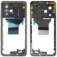 Рамка корпусу Xiaomi Poco X5 Pro (чорна)