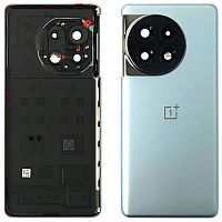 Задняя крышка OnePlus 11R, Ace 2 (голубая Original New со стеклом камеры)