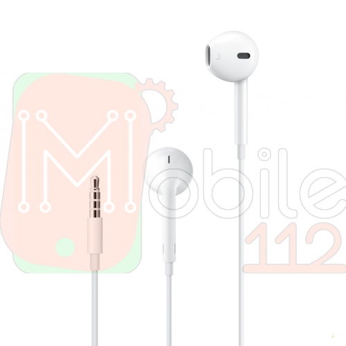 Навушники Apple iPhone EarPods with Mic 3.5 мм (MNHF2ZM/A) (білі)