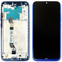 Дисплей Xiaomi Redmi Note 8 M1908C3JH з тачскріном (оригінал OEM із синьою рамкою)