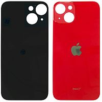 Задняя крышка Apple iPhone 14 (красная оригинал Китай с большим отверстием)