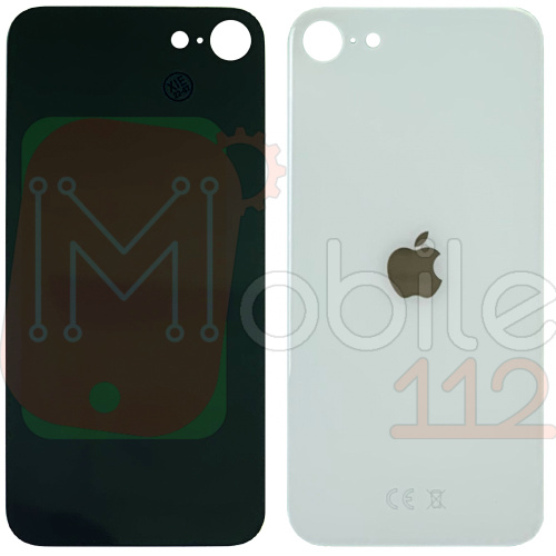 Задня кришка Apple iPhone SE 2020 (біла оригінал Китай з великим отвором)