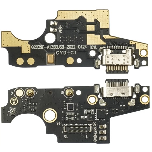 Шлейф Umidigi C1 з роз'ємом зарядки та мікрофоном - нижня плата (AAA) Шлейф Umidigi C1 з роз'ємом зарядки та мікрофоном - нижня плата (AAA)