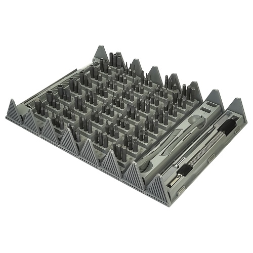 Набір інструментів Kaisi К-8128 (ручка, 120 біт, гнучкий подовжувач, пінцет, 3 лопатки, намагнічувач/ розмагнічувач)