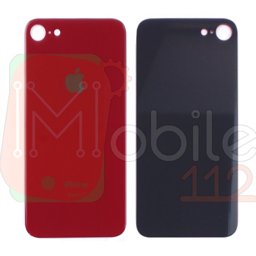 Задня кришка Apple iPhone 8 (червона оригінал Китай з великим отвором)