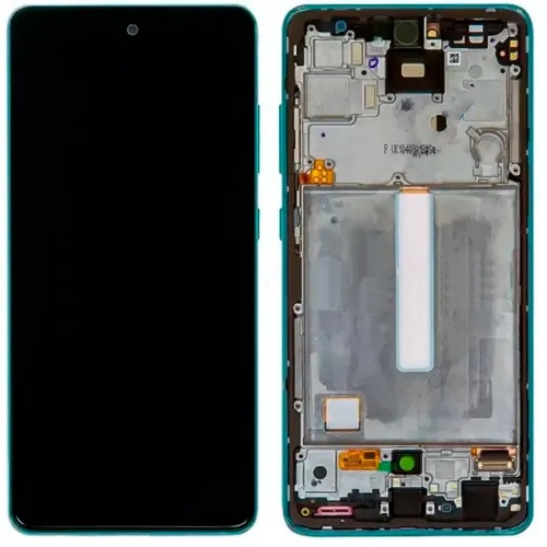 Дисплей Samsung Galaxy A52 A526 A525 A528 з тачскріном (OLED Big LCD з синьою рамкою)