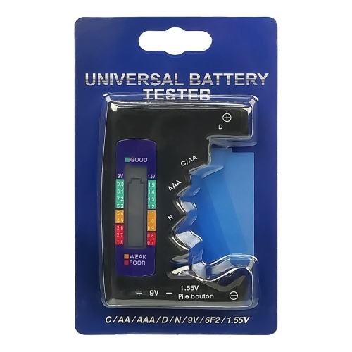 Тестер батарей та акумуляторів з індикаторною шкалою (1.5V, 9V) фото 2