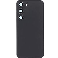 Задня кришка Samsung Galaxy S23 5G S911 (чорна оригінал Китай зі склом камери)
