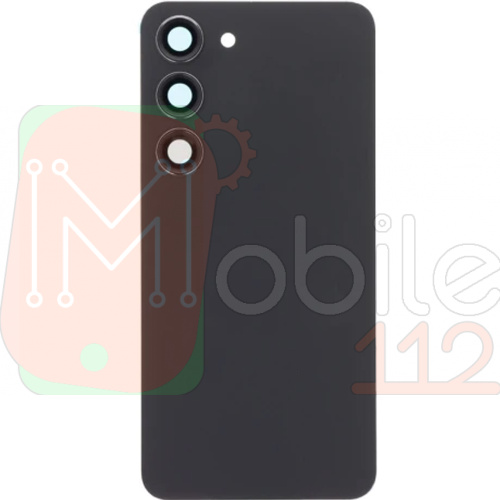 Задня кришка Samsung Galaxy S23 5G S911 (чорна оригінал Китай зі склом камери)