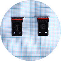 Держатель Sim карты OnePlus 8T (серебристый на 2 SIM)