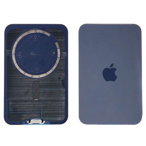 Задня кришка Apple iPhone 17 Pro Max (синя оригінал Китай з магнітом)