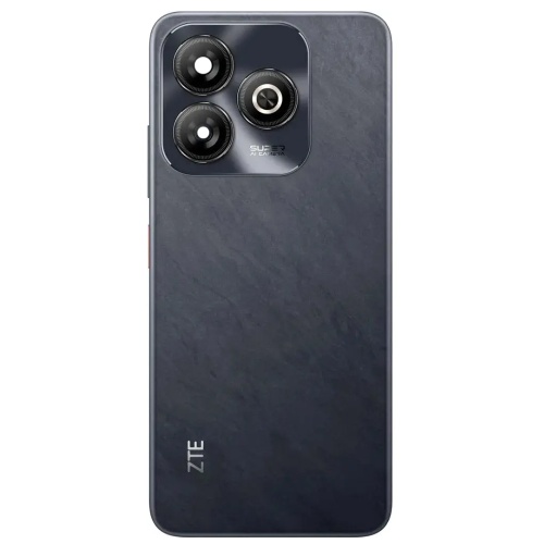 Задня кришка ZTE Blade A75 4G (чорна оригінал Китай зі склом камери)
