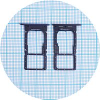 Тримач Sim картки Samsung Galaxy A25 5G A256 (чорний 2 SIM (1 SIM + Micro SD))