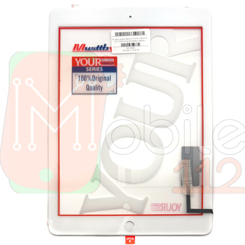 Тачскрін Apple iPad Air A1474, iPad 5 9.7 2017 (білий Original Musttby повний з кнопкою)