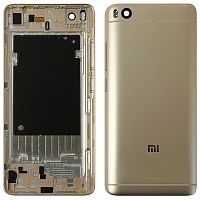 Задняя крышка Xiaomi Mi5S Mi 5S (золотистая оригинал Китай)