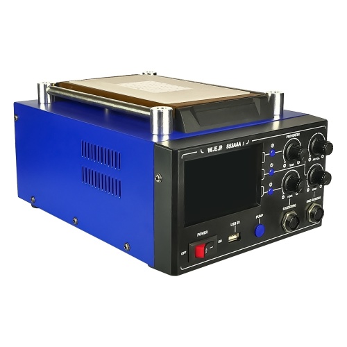 Паяльна станція WEP 853AAA-I, з вбудованим вакуумним сепаратором 9" (20 x 11 см), фен, паяльник, USB 5V фото 4