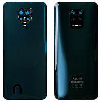 Задняя крышка Xiaomi Redmi Note 9 Pro M2003J6B2G совм. Redmi Note 9S, Note 9 Pro Max (серая оригинал Китай со стеклом камеры)