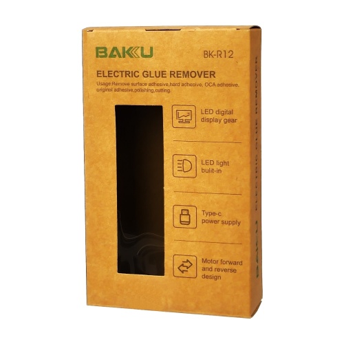 Машинка для видалення клею OCA Baku BK-R12, з регулюванням крутного моменту та підсвічуванням фото 6