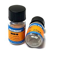 BGA шарики Mechanic XZ10 0.25 мм, 10000 шт, Sn 63%, Pb 37%