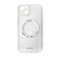 Чохол WUW-K18 iPhone 14 Pro Max MagSafe матовий (прозорий)