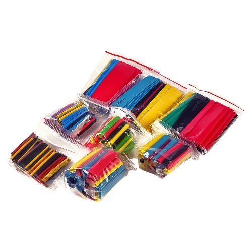 Набір термозбіжних трубок 328 шт, 5 кольорів, діаметр 1.5мм-11мм Набір термозбіжних трубок 328 шт, 5 кольорів, діаметр 1.5мм-11мм