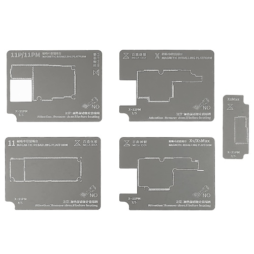 Реболлінг-платформа Mega-Idea з BGA трафаретами iPhone X-11 Pro Max фото 3