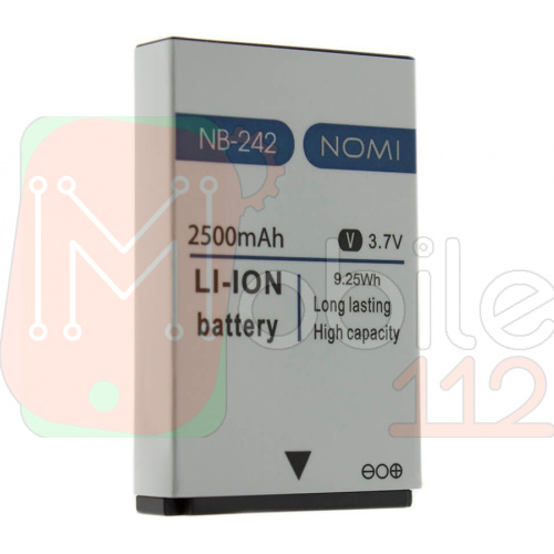 Акумулятор Nomi NB-242 i242 (оригінал Китай 2500 mAh)