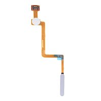 Шлейф Xiaomi Mi 10T Pro з кнопкою включення та сканером відбитка пальця (сріблястий оригінал Китай)