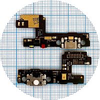 Шлейф Xiaomi Mi Play M1901F9E з роз'ємом зарядки та мікрофоном Оригінал Китай - нижня плата