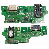 Шлейф ZTE Nubia V70 Design з роз'ємами зарядки, навушників та мікрофоном - нижня плата (AAA)