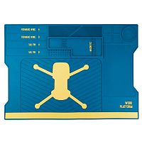 Силіконовий вогнетривкий килимок (робоче місце майстра) Mechanic V70 512 x 363 мм (магнітний)