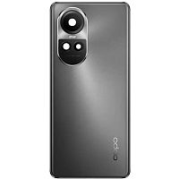 Задня кришка Oppo Reno10 5G CPH2531 (чорна зі склом камери)