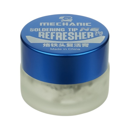 Очиститель жал паяльника Mechanic N6, 8 гр (очистка кислотной пастой) Очиститель жал паяльника Mechanic N6, 8 гр (очистка кислотной пастой)