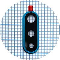 Стекло камеры Huawei P30 Lite (в синей рамке 48MP)