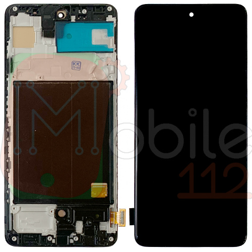Дисплей Samsung Galaxy A51 2019 A515F з тачскріном та рамкою (OLED Small LCD)