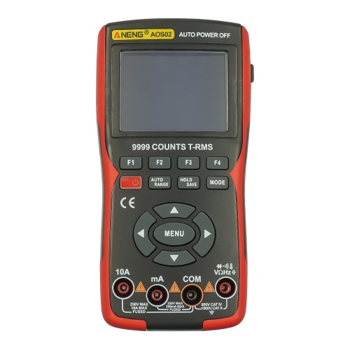 Осцилограф портативний цифровий Aneng AOS02 з функцією мультиметра, смуга пропускання 10Мгц, частота дискретизації 48 Мsa/s фото 2