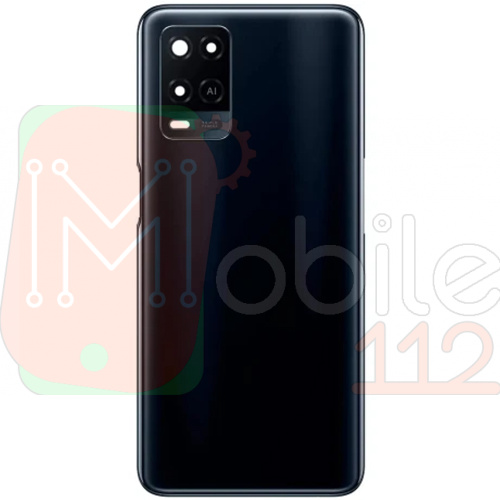 Задня кришка Oppo A54 CPH2239 (чорна оригінал Китай зі склом камери)