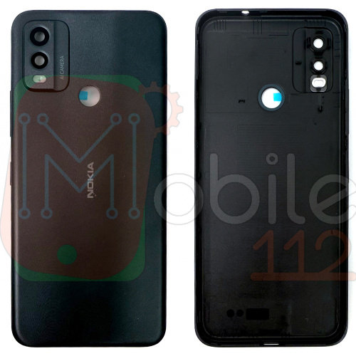 Задняя крышка Nokia C22 (серая оригинал Китай со стеклом камеры)